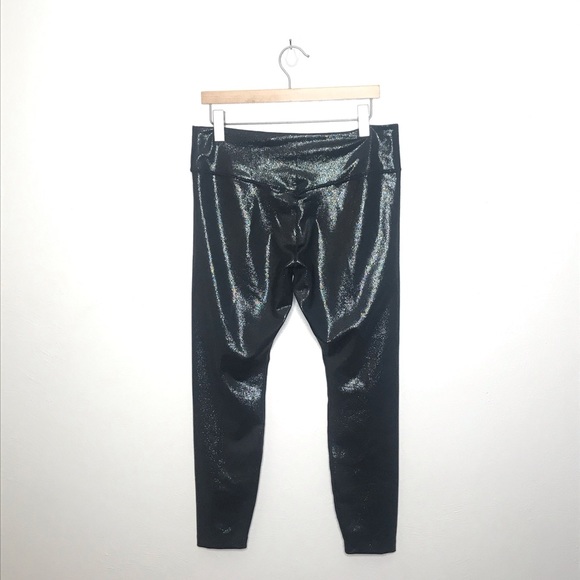 NIKE One Sparkle Black 7/8 Leggings XL - Picture 6 of 6